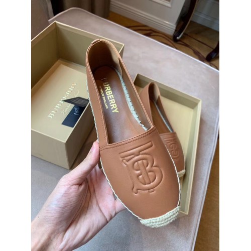 Burberry BT Logo Flat Espadrilles BBR5773458890